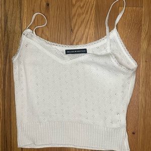 Brandy Melville White Lace Tanktop